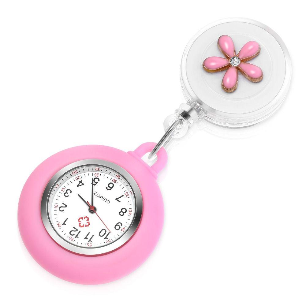 Силиконовые Карманные часы Здоровья Цветы Бейдж Ролик Карманные часы Здоровья Карманные часы Здоровья Больница Здоровье no.9